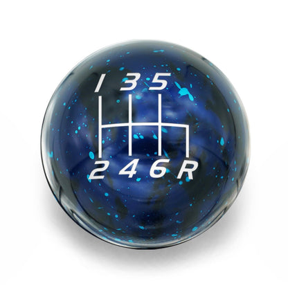 Billetworkz Cosmic Space Shift Knob - 6 Speed Velocity Engraving - Subaru STI - 11