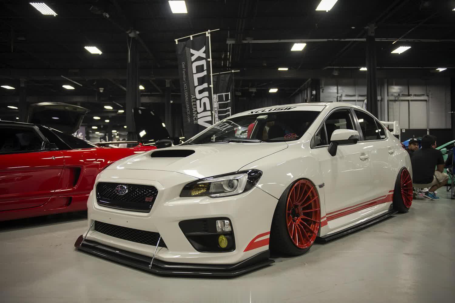 Divisor de fibra de carbono para Subaru WRX/STI 2015-2021 con dinámica de flujo de aire