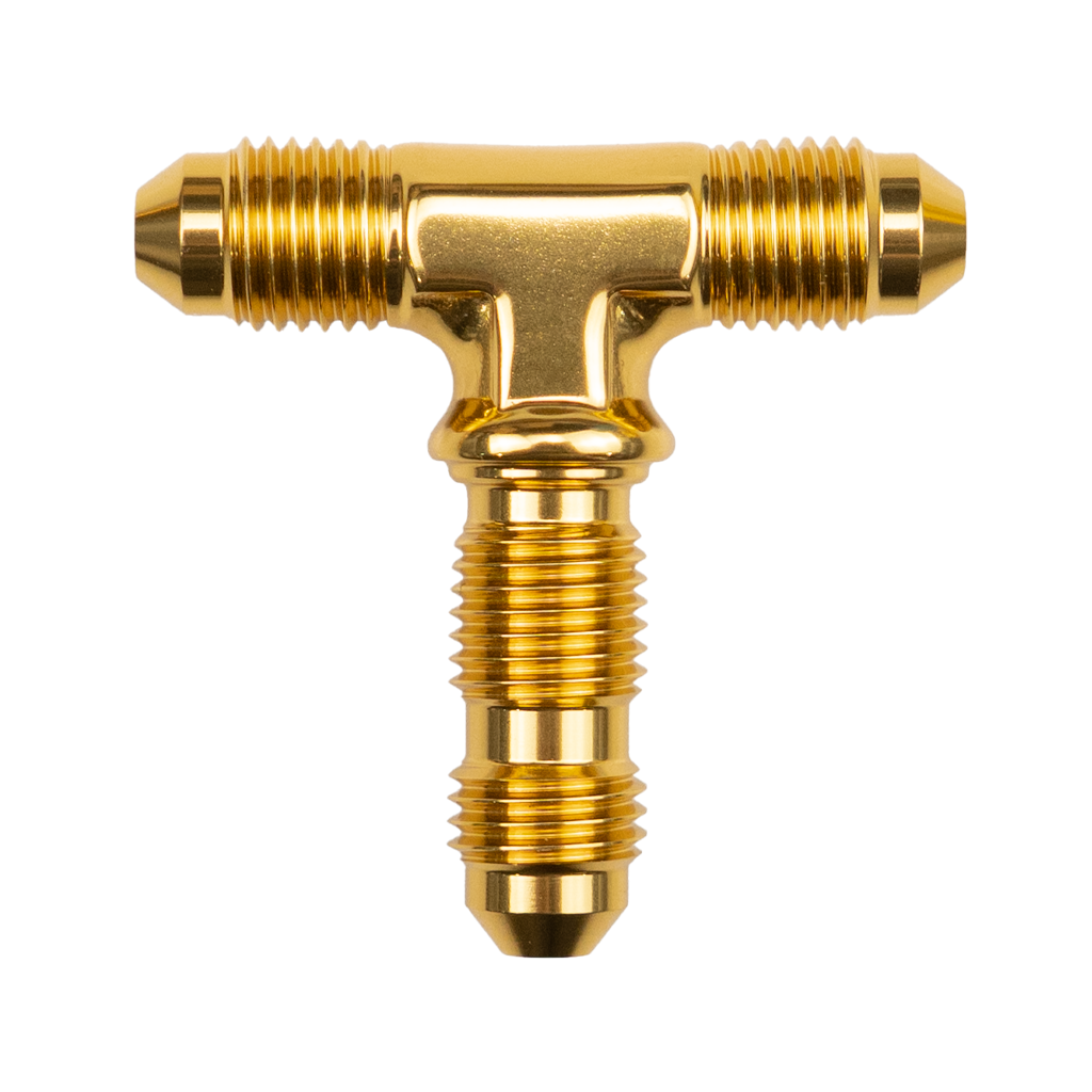 -3 AN Fitting Bulkhead Tee