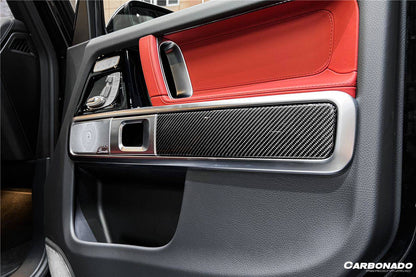 Carbonado 2019-2022 Mercedes Benz W464 G550 & G63AMG G-Class Dry Carbon Fiber Door Patch Replacement