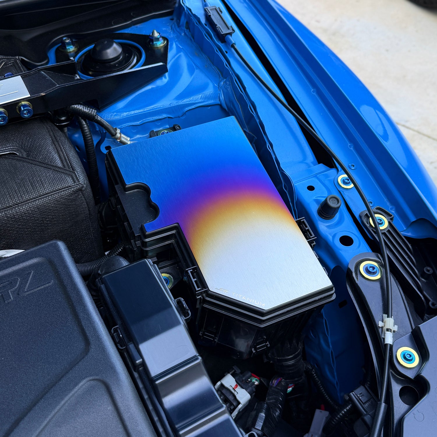 JDC Titanium Fuse Box Cover | 11th Gen Honda Civic/FL5 | Acura Integra DE5