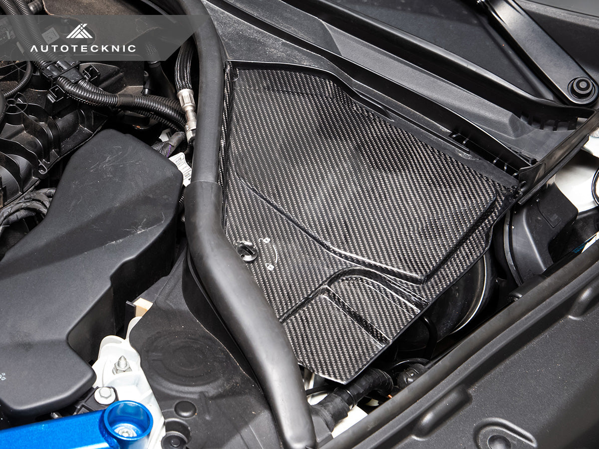 AutoTecknic Dry Carbon Engine Cowl Panel Trim Set - A90 Supra 2020-Up