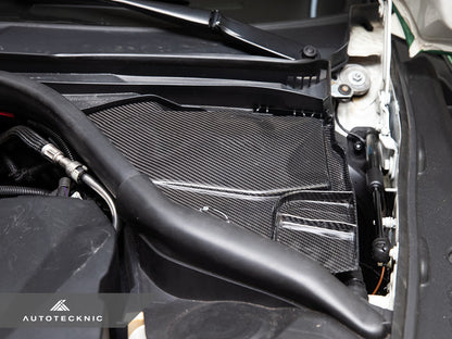 AutoTecknic Dry Carbon Engine Cowl Panel Trim Set - A90 Supra 2020-Up
