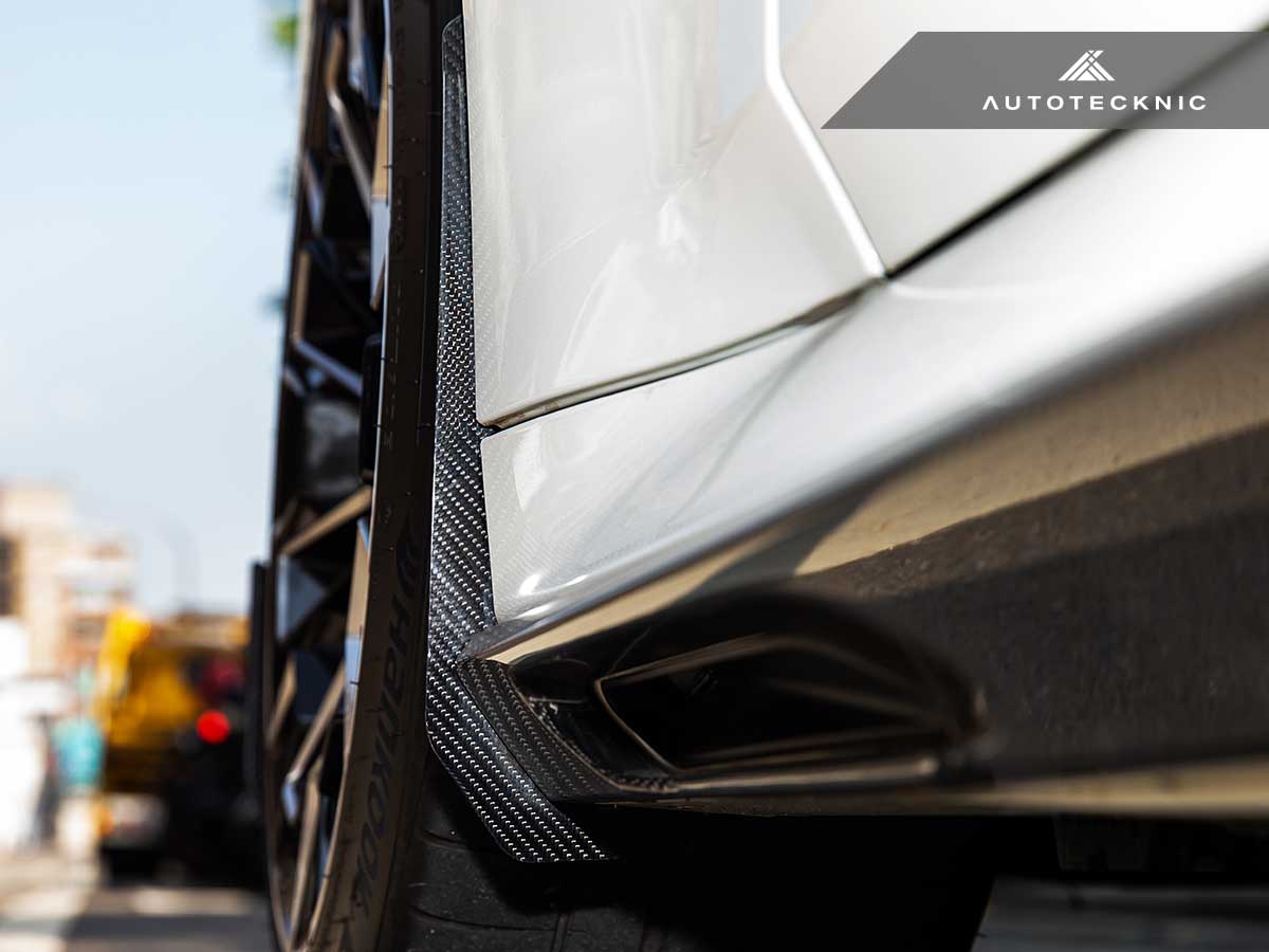 AutoTecknic Carbon Fiber Front Splash Guards - G90/ G99 M5 (ATK-BM-0850)