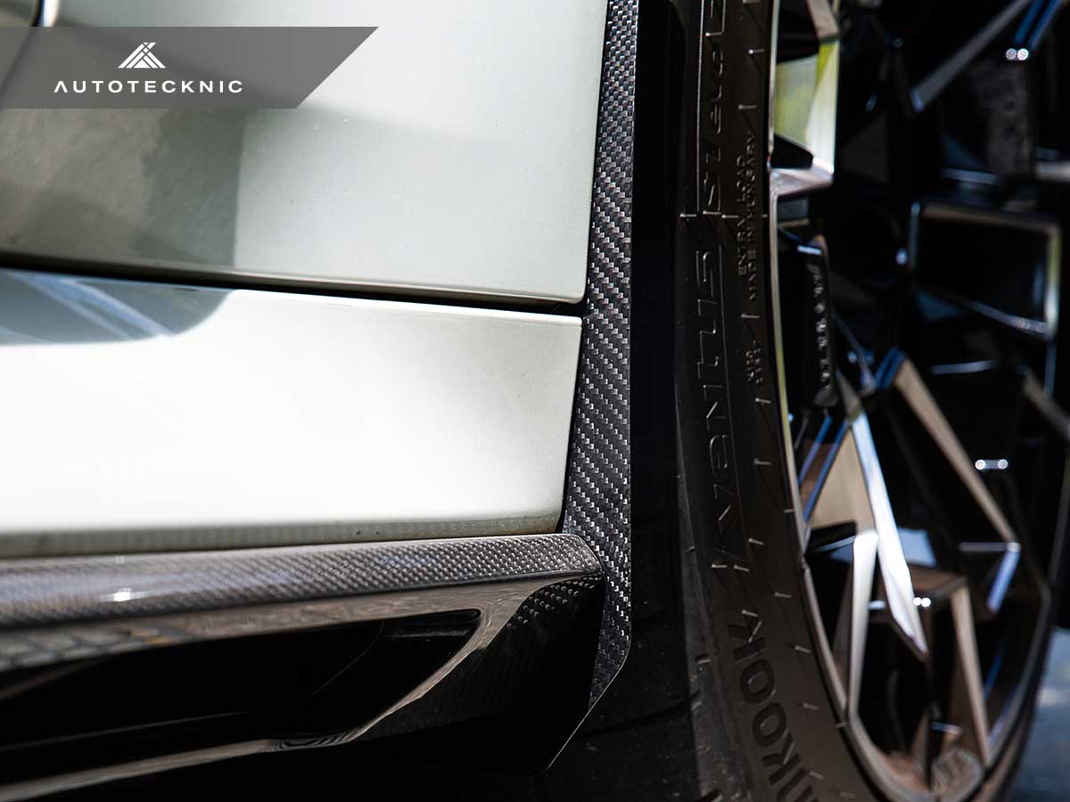 AutoTecknic Carbon Fiber Front Splash Guards - G90/ G99 M5 (ATK-BM-0850)