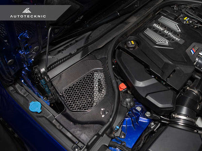AutoTecknic Dry Carbon Engine Cowl Panel Trim Set - F90 M5