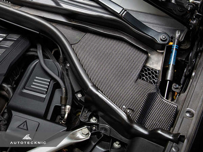 AutoTecknic Dry Carbon Engine Cowl Panel Trim Set - F97 X3M | F98 X4M