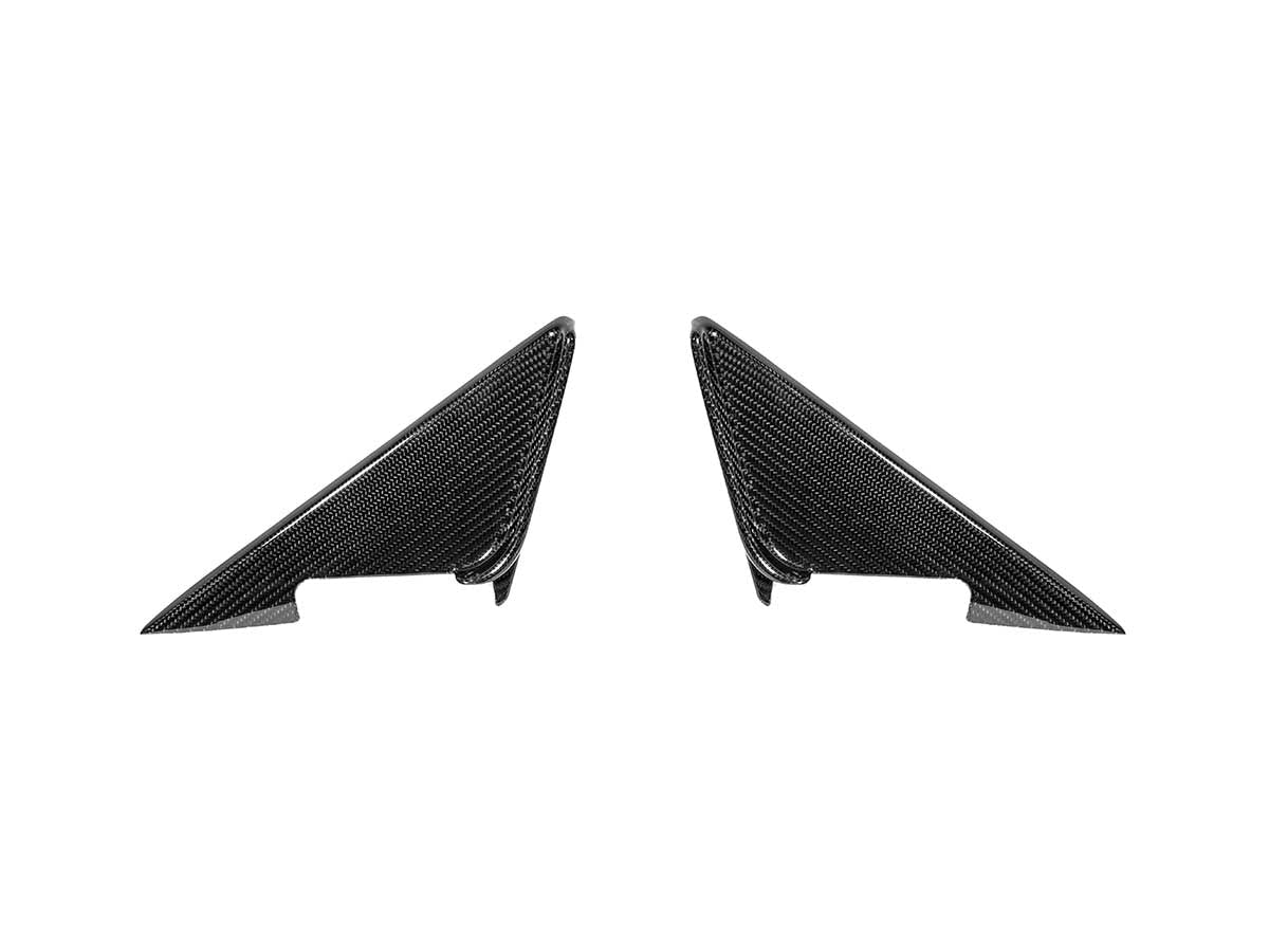 AutoTecknic Dry Carbon Side Mirror Wind Deflector Set - G87 M2
