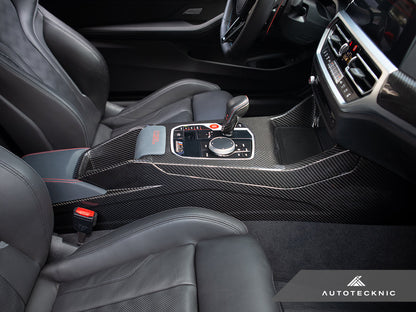 AutoTecknic Pre-Preg Carbon CSL Center Console - G8X M2 / M3 / M4 (Automatic)