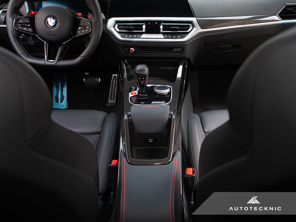 AutoTecknic Pre-Preg Carbon CSL Center Console - G8X M2 / M3 / M4 (Automatic)