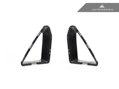 AutoTecknic Front Bumper Carbon Air Curtain Set - G90/ G99 M5