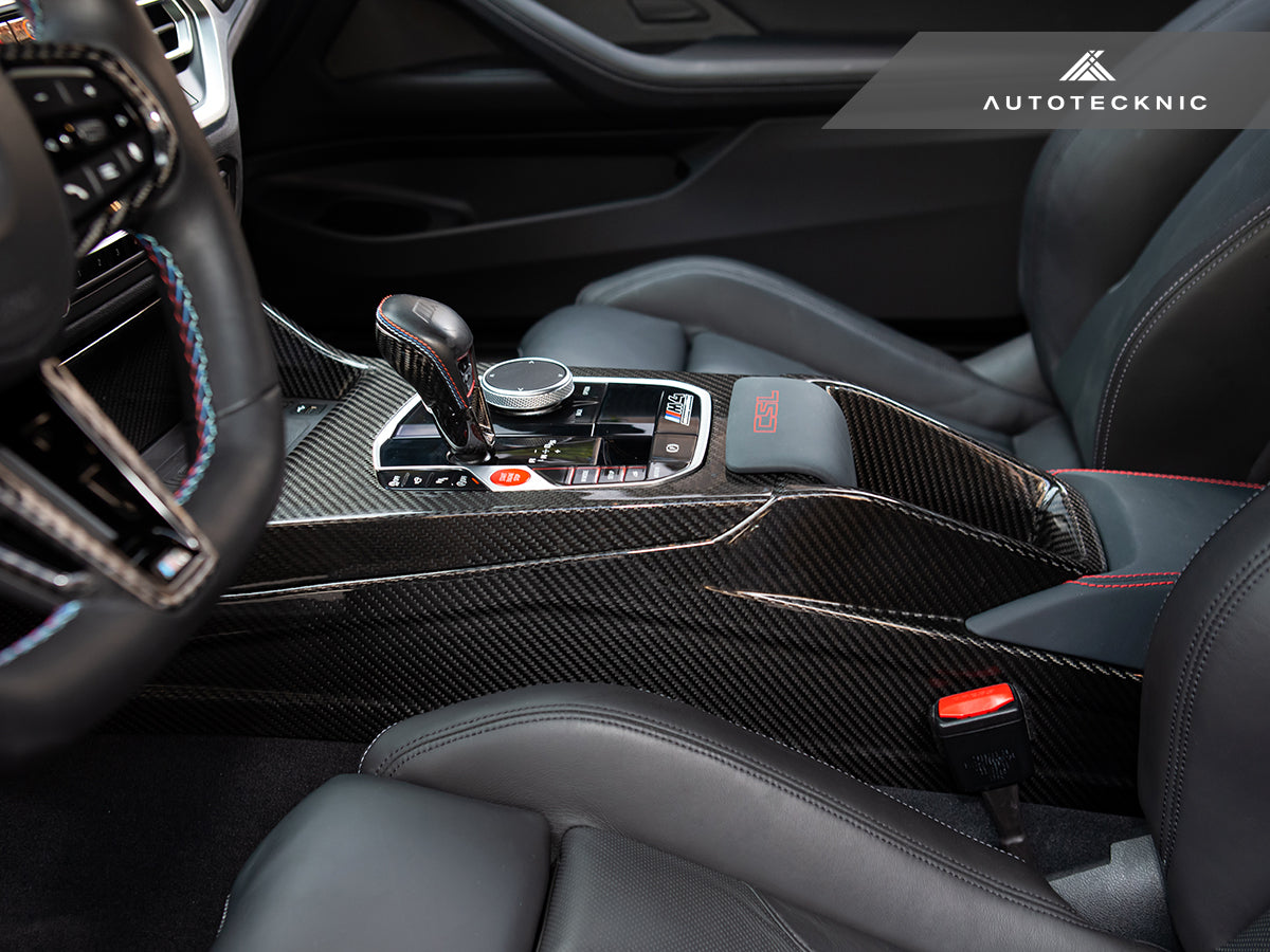 AutoTecknic Pre-Preg Carbon CSL Center Console - G8X M2 / M3 / M4 (Automatic)
