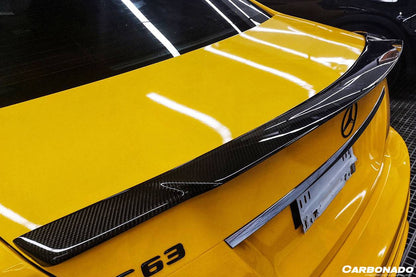 Carbonado 2008-2013 Mercedes Benz W204 Sedan C Class C63 AMG C74 Style Carbon Fiber Spoiler