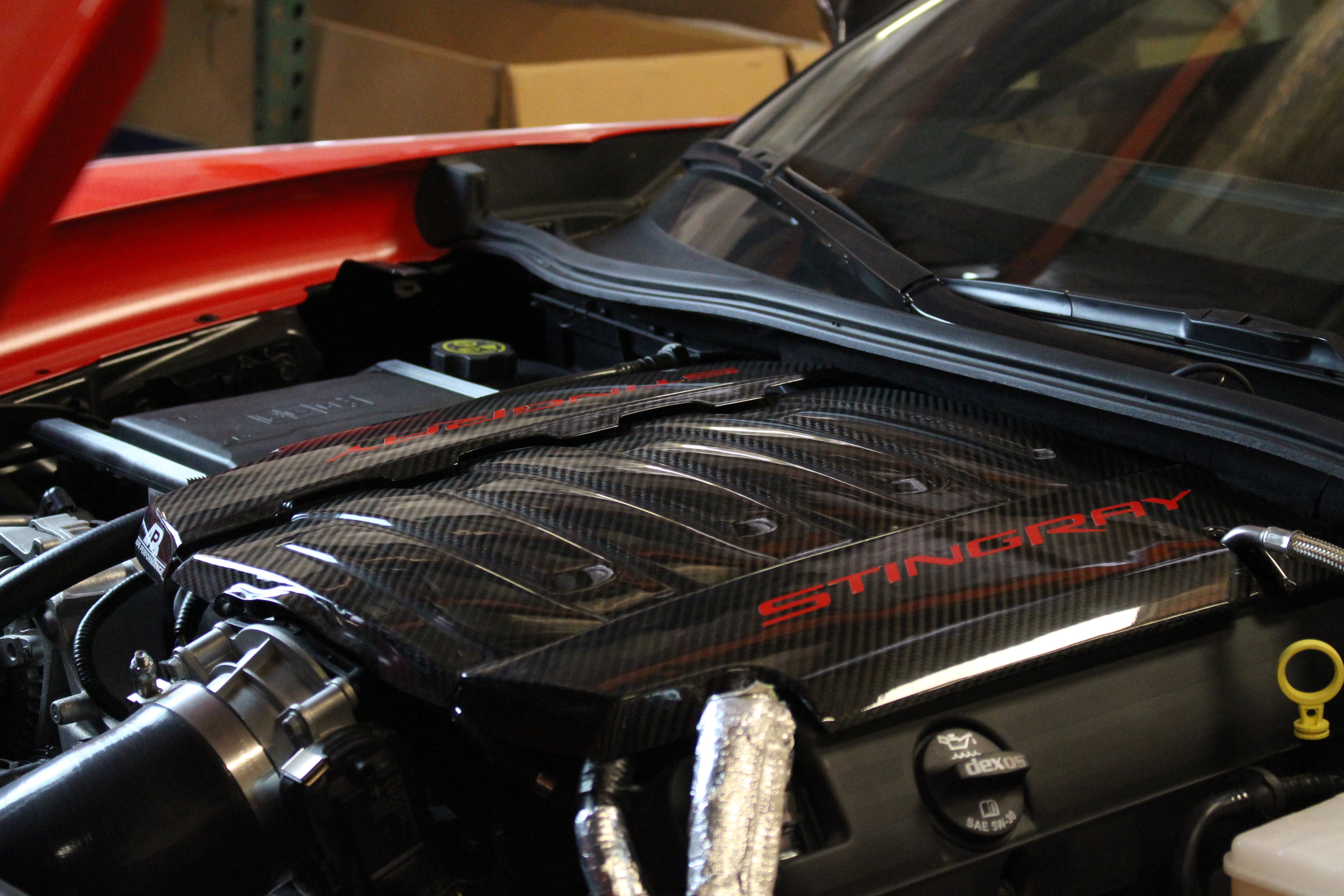 APR Carbon Fiber Engine Cover Package (2014-2019 Chevrolet Corvette C7)
