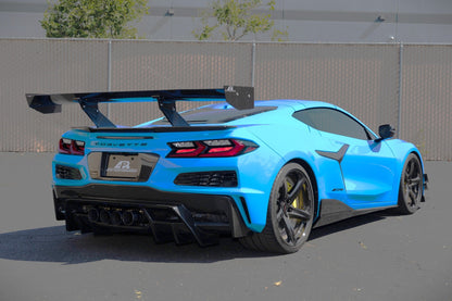 APR Chevrolet Corvette C8 Z06/ E Ray/ ZR1/ Grand Sport Carbon Fiber Side Rocker Extensions/ Side Skirts