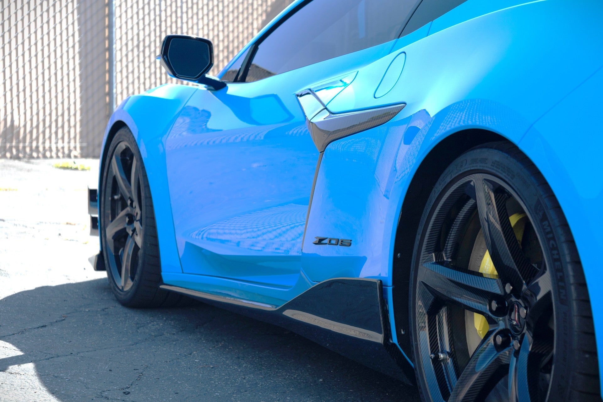 APR Chevrolet Corvette C8 Z06/ E Ray/ ZR1/ Grand Sport Carbon Fiber Side Rocker Extensions/ Side Skirts