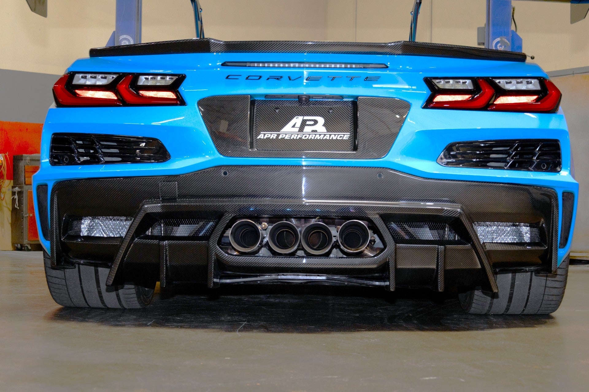 APR Chevrolet Corvette C8 Z06, ERAY, ZR1, Grand Sport Carbon Fiber Rear Diffuser