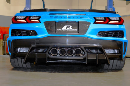 APR Chevrolet Corvette C8 Z06, ERAY, ZR1, Grand Sport Carbon Fiber Rear Diffuser