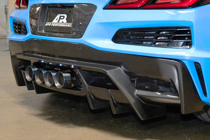 APR Chevrolet Corvette C8 Z06, ERAY, ZR1, Grand Sport Carbon Fiber Rear Diffuser