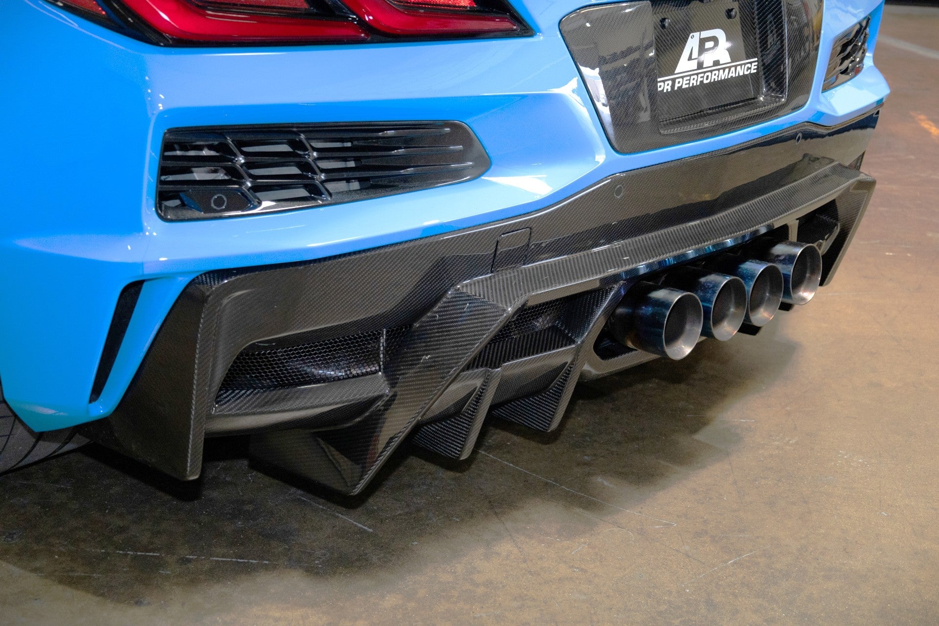 APR Chevrolet Corvette C8 Z06, ERAY, ZR1, Grand Sport Carbon Fiber Rear Diffuser