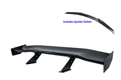 GTC-500 Carbon Fiber Adjustable Wing - Chevrolet C8 Corvette Z06/E-Ray/Grand sport/Zr1 (AS-107487PPF)