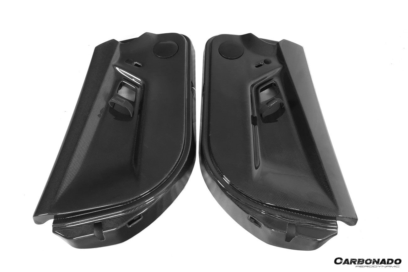Carbonado Carbon Fiber Inner Door Panels | 2004-2014 Lamborghini Gallardo Coupe