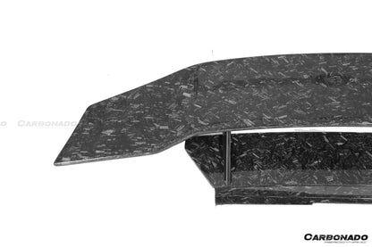 Carbonado 2015-2025 Lamborghini Huracan LP610  LP580  Evo  Tecnica DC Style Carbon Fiber Trunk Spoiler Wing with Base