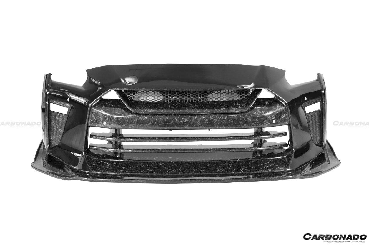 Carbonado TS Style Front Bumper | 2009-2023 Nissan GTR R35