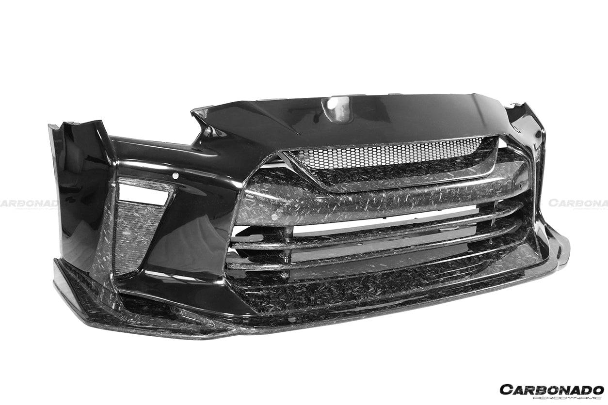 Carbonado TS Style Front Bumper | 2009-2023 Nissan GTR R35