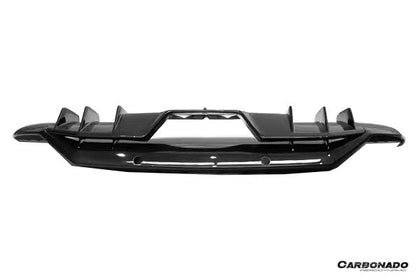 Carbonado Aero 2017 - 2021 Lamborghini Aventador Autoclave Carbon Fiber Rear Diffuser Carbonado Oem Fits: LP740 Coupe | Roadster - 5