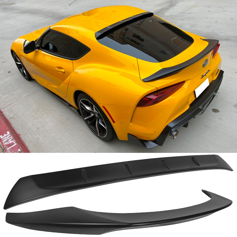 K2 Industries 2020-2025 Toyota GR Supra MK5 Unpaint TRD Style Trunk and Roof Spoiler