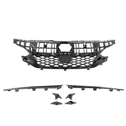 K2 Industries 2022-2024 Civic Sedan Type R Style Front Bumper Upper Grill & Trim
