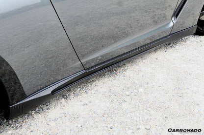 Carbonado 2008-2023 Nissan GTR R35 CBA  DBA  EBA BS Style Carbon Fiber Side Skirts
