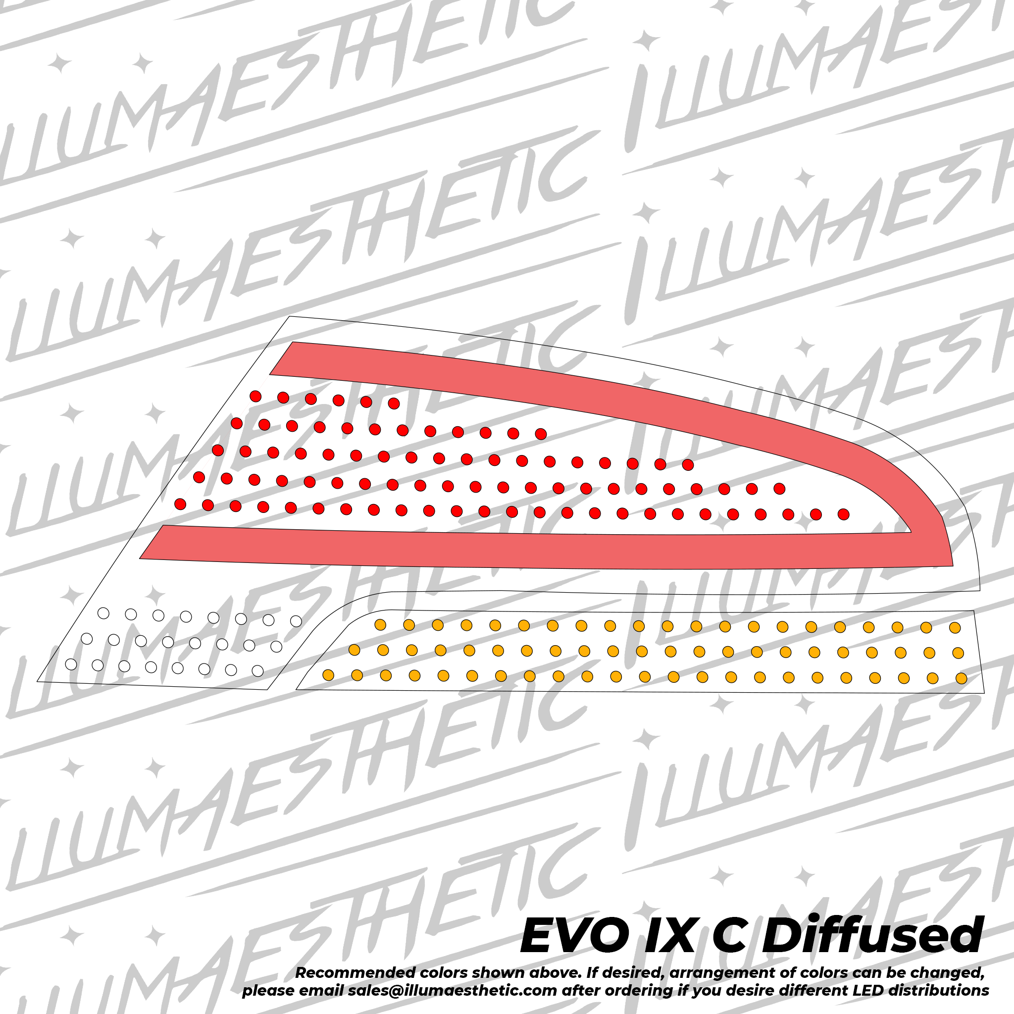 Illumaesthetic Mitsubishi Lancer Evolution 7,8,9 (CT9A) Complete DIY Kit