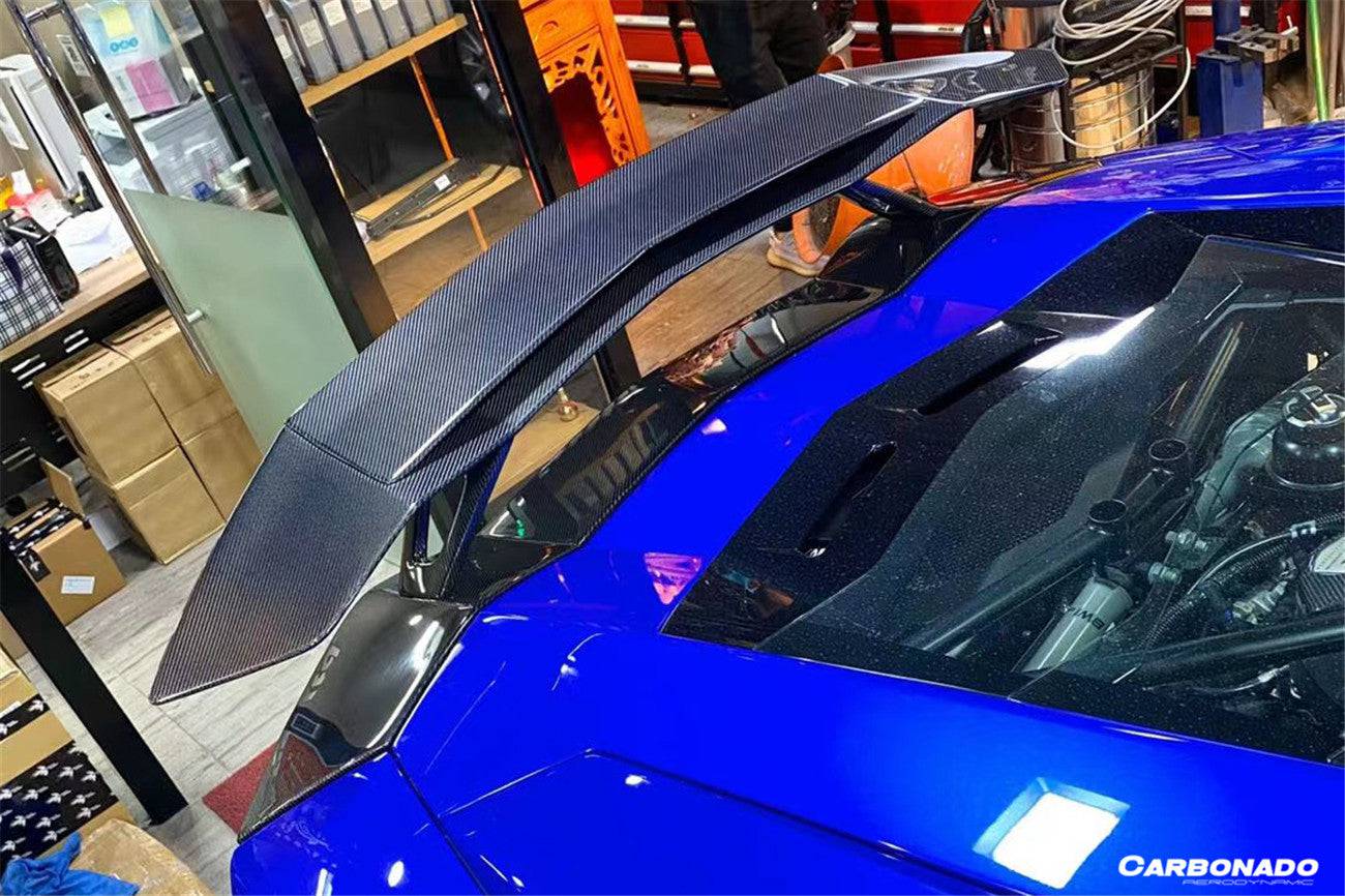 Carbonado OTC Style Trunk Spoiler Wing with Base | 2011-2022 Lamborghini Aventador LP700 LP750 LP740 LP720 LP780 Coupe/Roadster