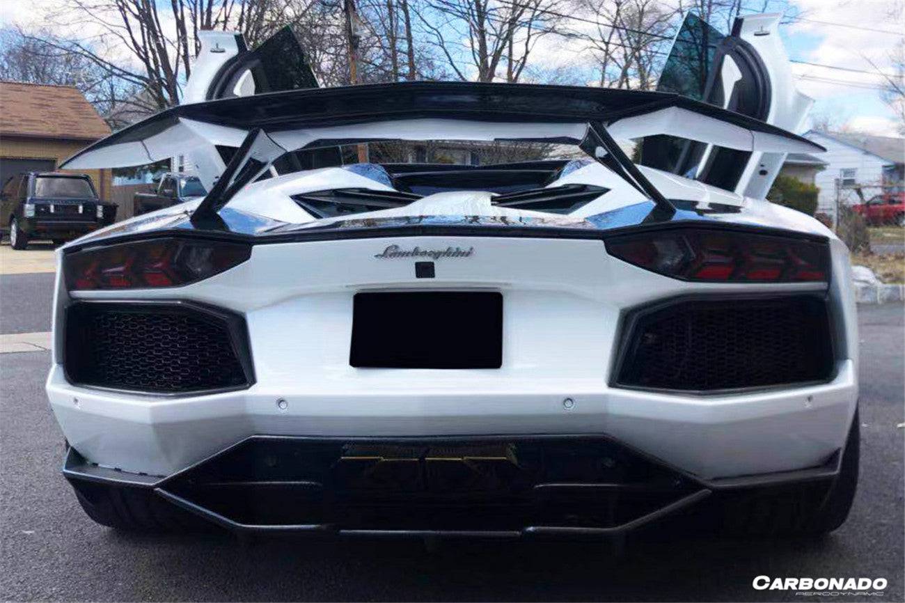 Carbonado OTC Style Trunk Spoiler Wing with Base | 2011-2022 Lamborghini Aventador LP700 LP750 LP740 LP720 LP780 Coupe/Roadster