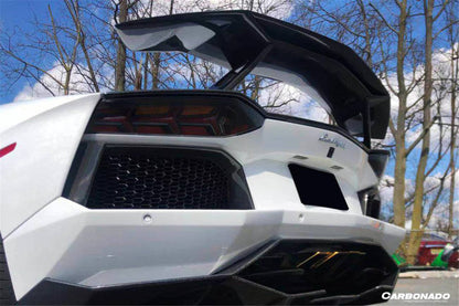 Carbonado OTC Style Trunk Spoiler Wing with Base | 2011-2022 Lamborghini Aventador LP700 LP750 LP740 LP720 LP780 Coupe/Roadster