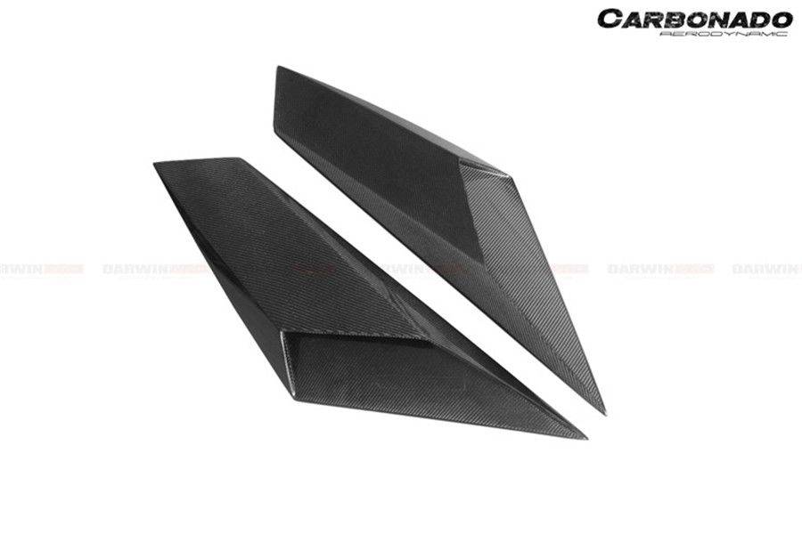 Carbonado 2011-2021 Lamborghini Aventador LP700 LP740 Coupe  Roadster BKSS Style Carbon Fiber Rear Side Scoops