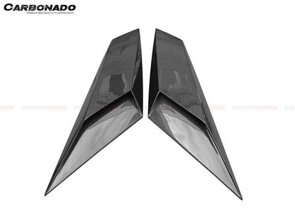 Carbonado 2011-2021 Lamborghini Aventador LP700 LP740 Coupe  Roadster BKSS Style Carbon Fiber Rear Side Scoops