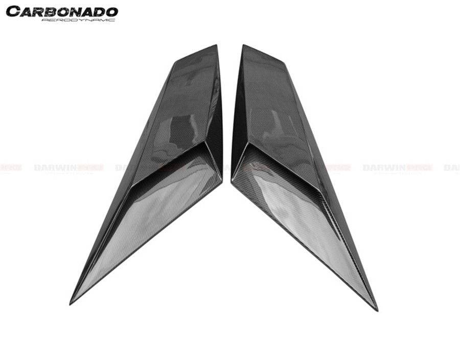 Carbonado 2011-2021 Lamborghini Aventador LP700 LP740 Coupe  Roadster BKSS Style Carbon Fiber Rear Side Scoops