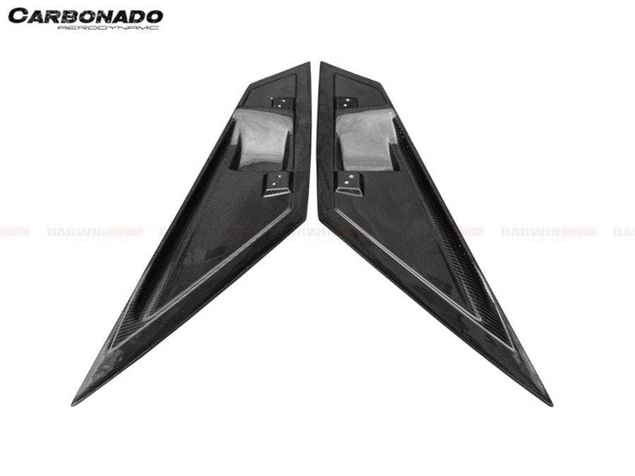 Carbonado 2011-2021 Lamborghini Aventador LP700 LP740 Coupe  Roadster BKSS Style Carbon Fiber Rear Side Scoops