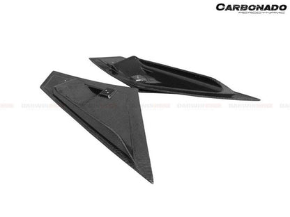 Carbonado 2011-2021 Lamborghini Aventador LP700 LP740 Coupe  Roadster BKSS Style Carbon Fiber Rear Side Scoops