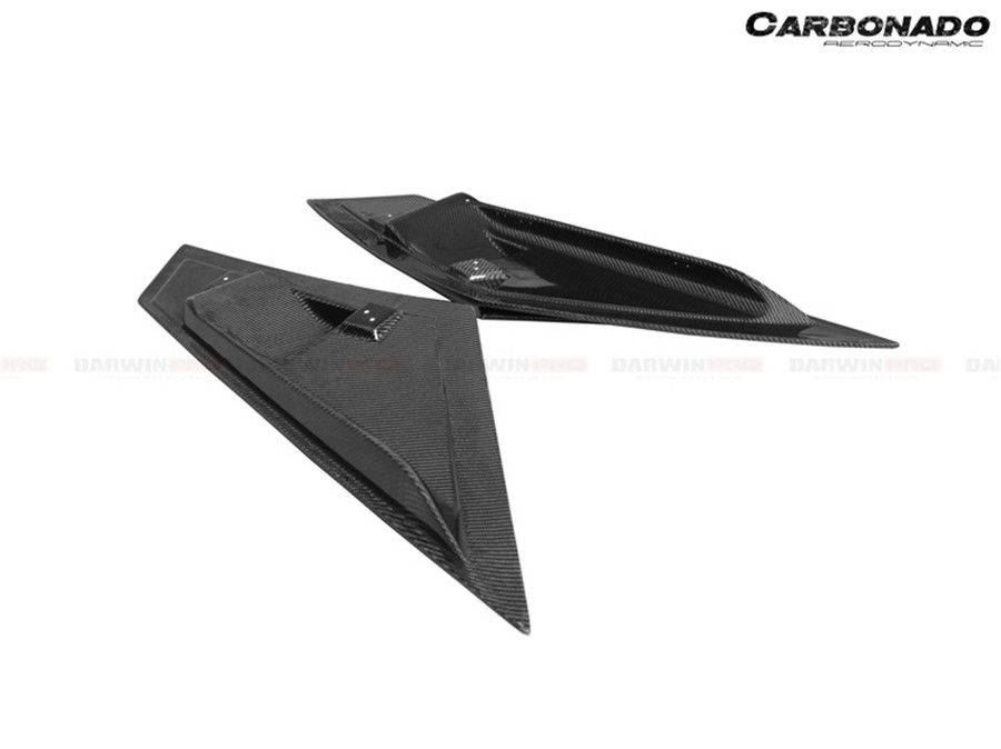 Carbonado 2011-2021 Lamborghini Aventador LP700 LP740 Coupe  Roadster BKSS Style Carbon Fiber Rear Side Scoops