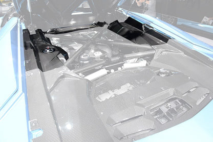 Carbonado 2011-2016 Lamborghini Aventador LP700 Coupe Carbon Fiber Engine Bay side Panels Land R Covers Replacement