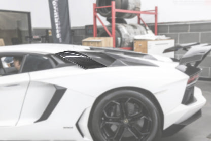 DarwinPRO 2011-2021 Lamborghini Aventador LP700 LP740 Coupe Carbon Fiber Rear Intake Panel ( Front )