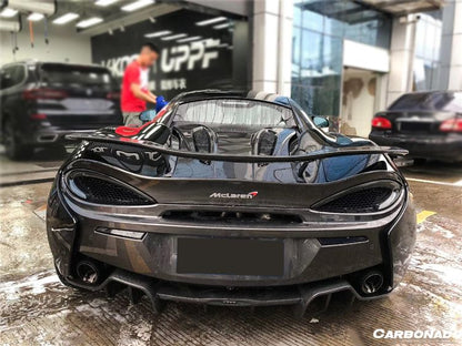 Difusor trasero de fibra de carbono estilo OEM para McLaren 540C, 570S y 570GT (2015-2020)