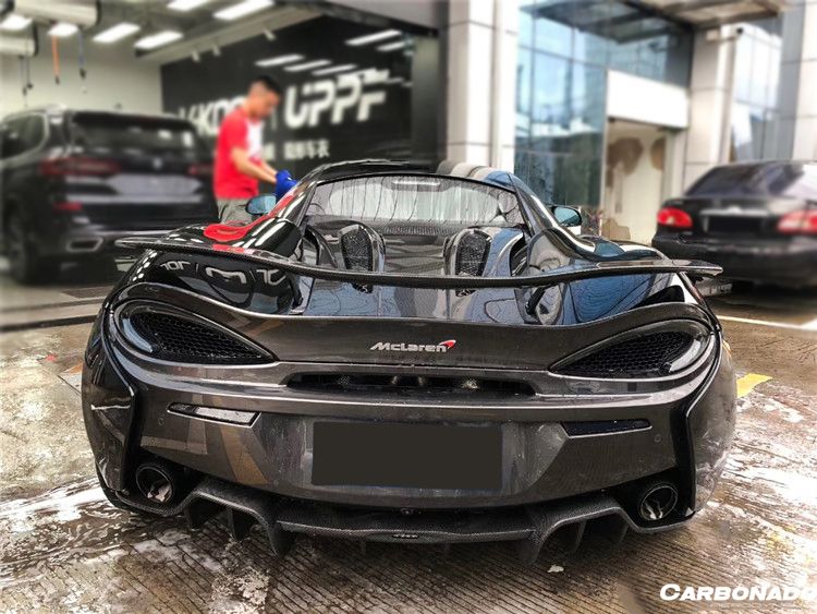 Difusor trasero de fibra de carbono estilo OEM para McLaren 540C, 570S y 570GT (2015-2020)