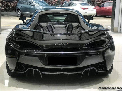 Difusor trasero de fibra de carbono estilo OEM para McLaren 540C, 570S y 570GT (2015-2020)