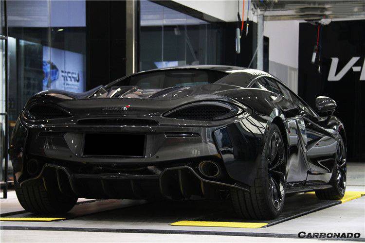Difusor trasero de fibra de carbono estilo OEM para McLaren 540C, 570S y 570GT (2015-2020)