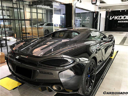 Difusor trasero de fibra de carbono estilo OEM para McLaren 540C, 570S y 570GT (2015-2020)